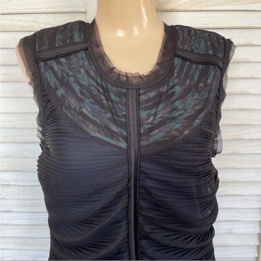 BCBGMaxAzria LBD Black Dress Size L EUC